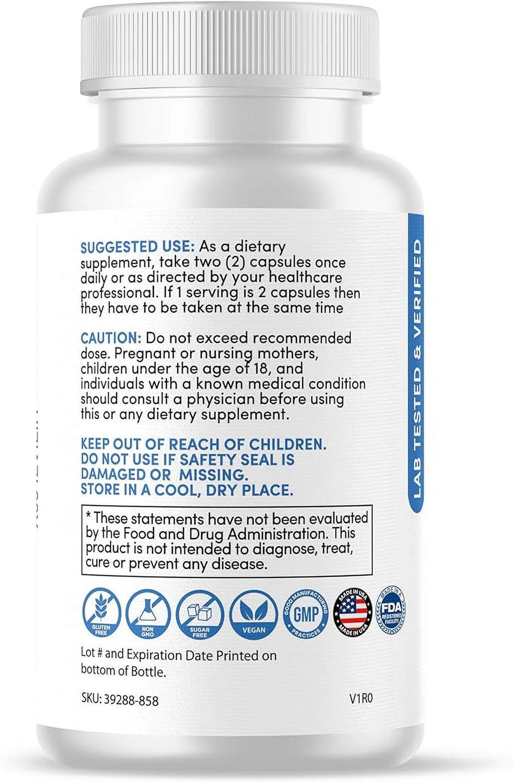 Magnesium Complex 500 mg 60 Capsules E38911