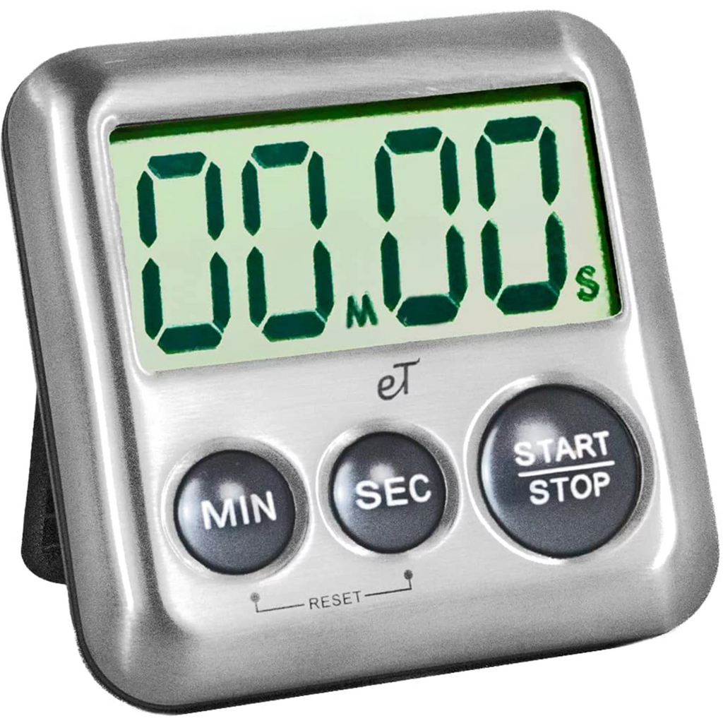 Stainless Steel Digital Kitchen Timer 6 Pack W751