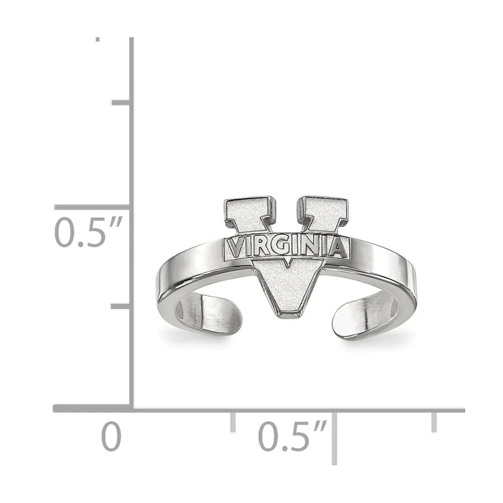 925 Sterling Silver Rh-plated Toe Ring T49009