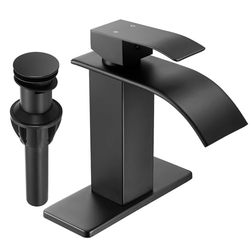 Tall Matte Black Vessel Sink Faucet X69148