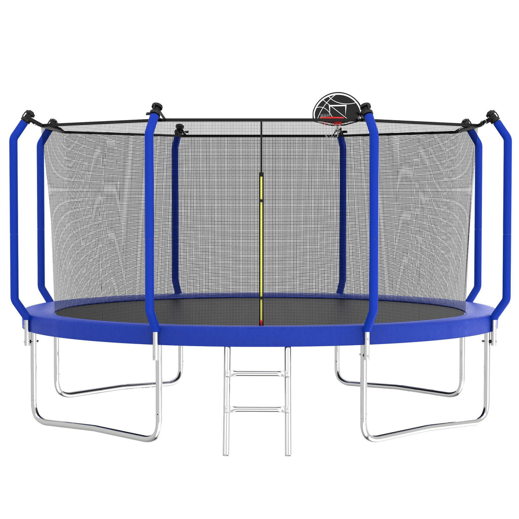 12FT Round Trampoline with Enclosure Net O986171