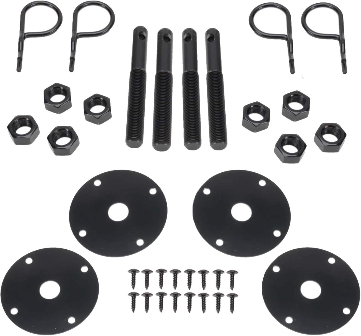 Black Hairpin Hood Pin Kit 2 PK Y551865