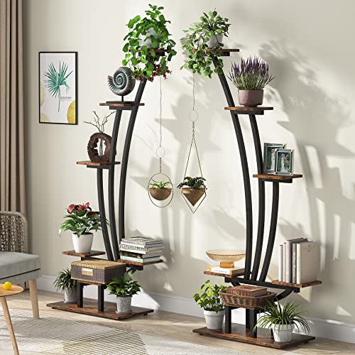 6-Tier Tall Metal Plant Stand Pack of 2 Q997831