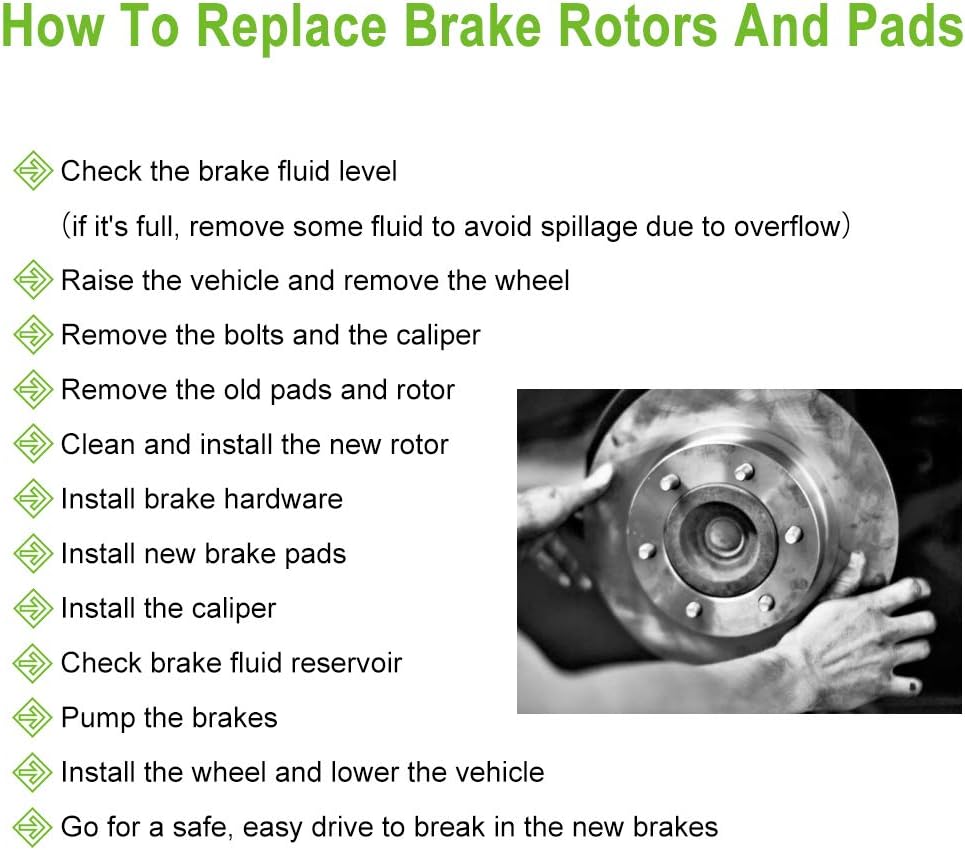 Brake Rotors and Ceramic Brake Pads E5643