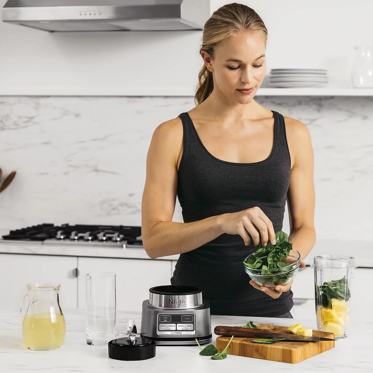 Black Silver Smoothie Bowl Maker W368
