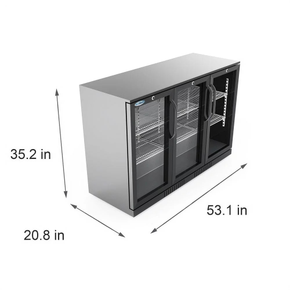 Three-Door Back Bar Refrigerator 11 Cu Ft G2736