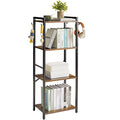3 Tiers White Metal Bookcase Z920251
