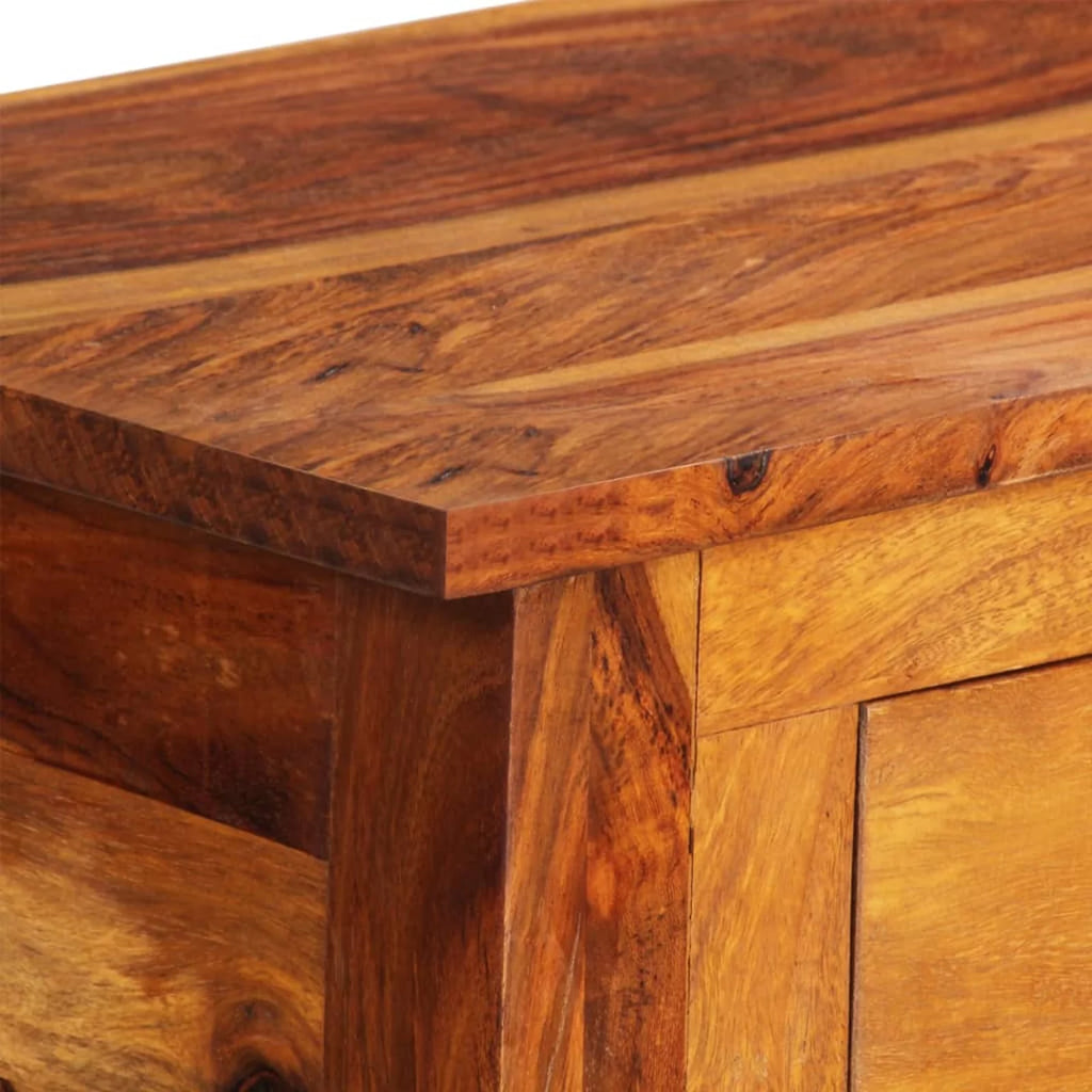 Solid Acacia Wood Sideboard with 3 Drawers R315