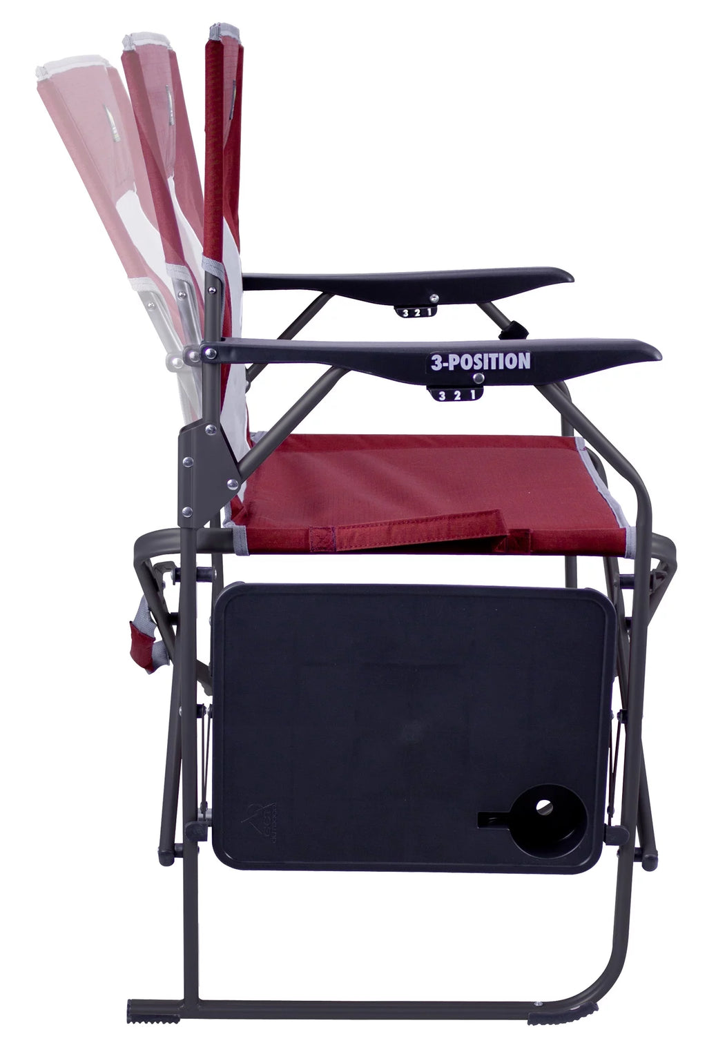Reclining Camping Chair with Ottoman C9016