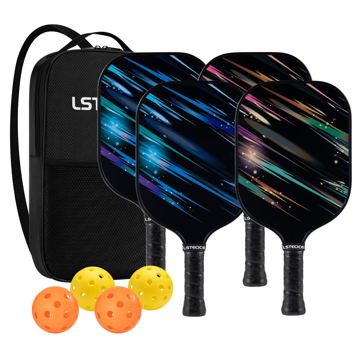 Fiberglass Composite 8oz Pickleball Paddle Set N563371