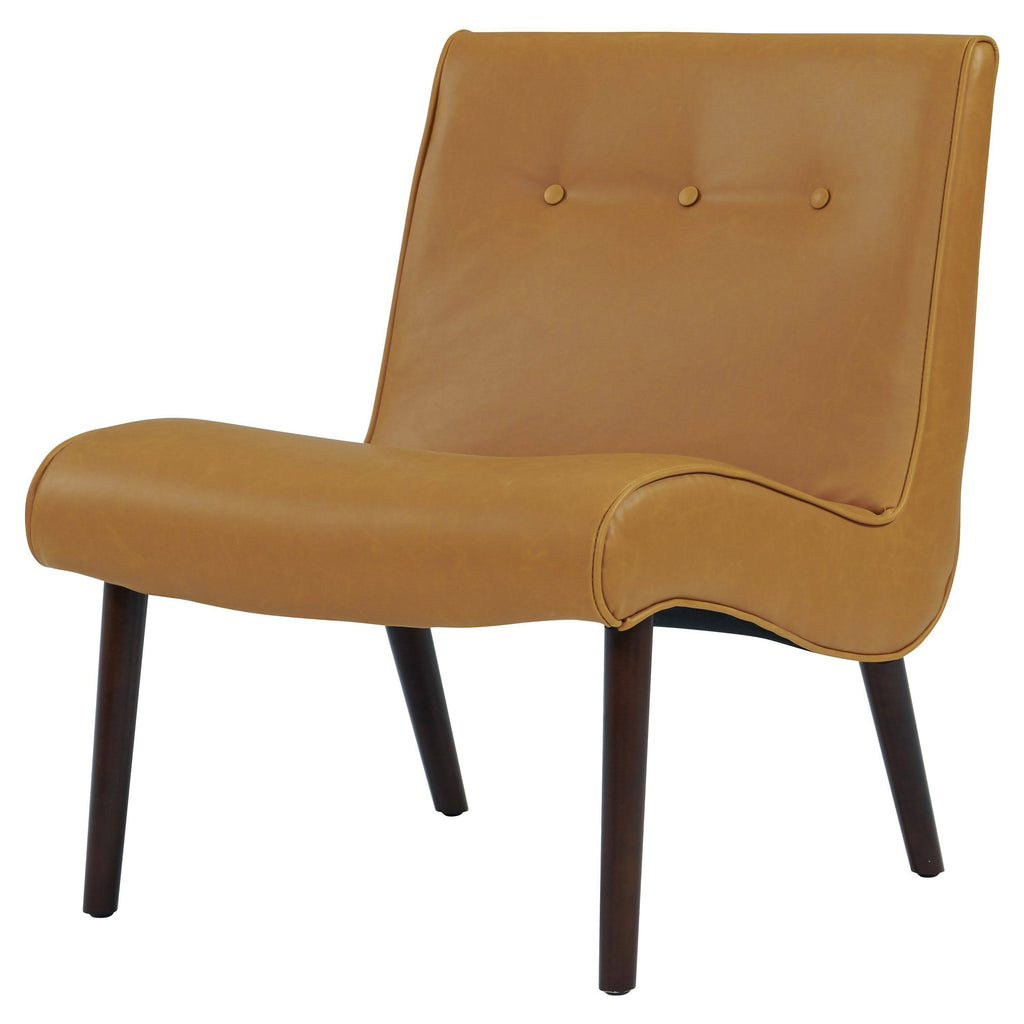 Vintage Caramel Bonded Leather Chair B158