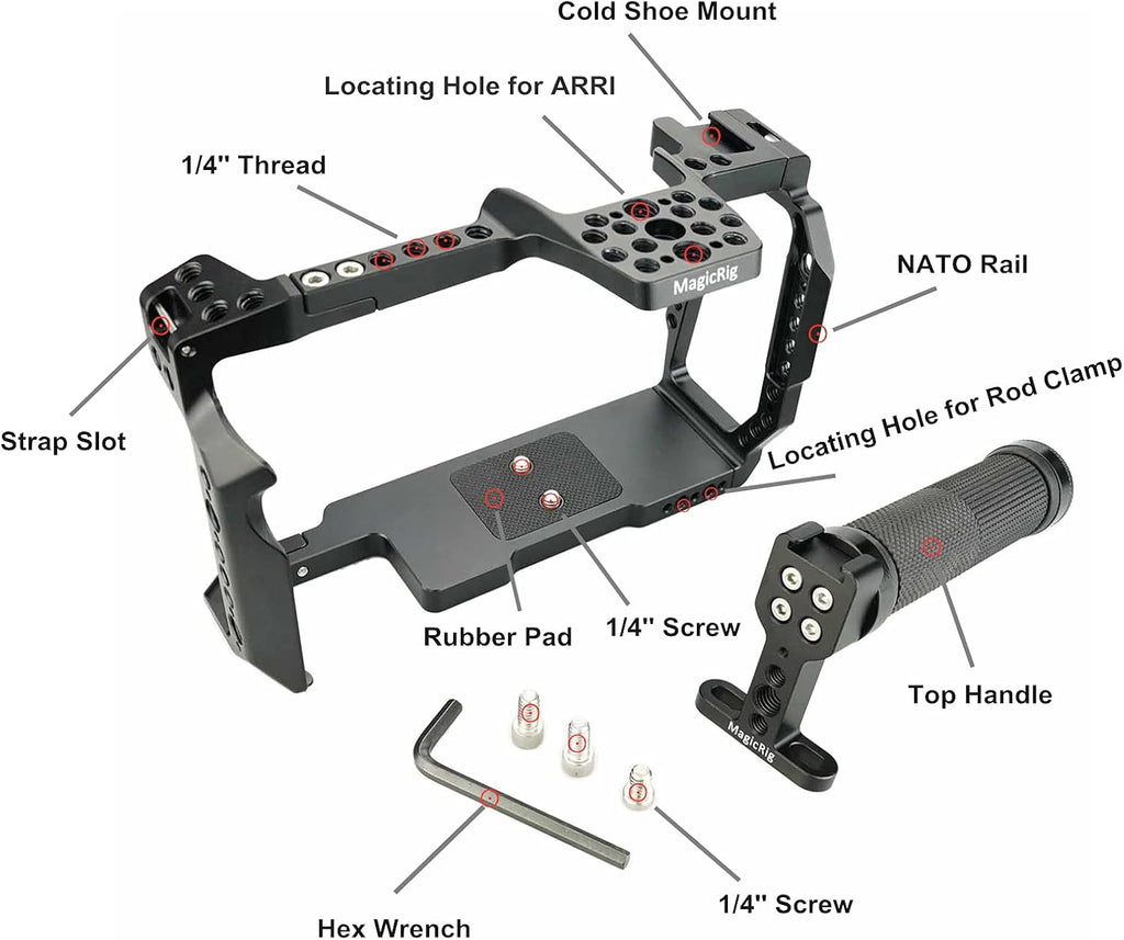 Camera Cage with Top Handle T902