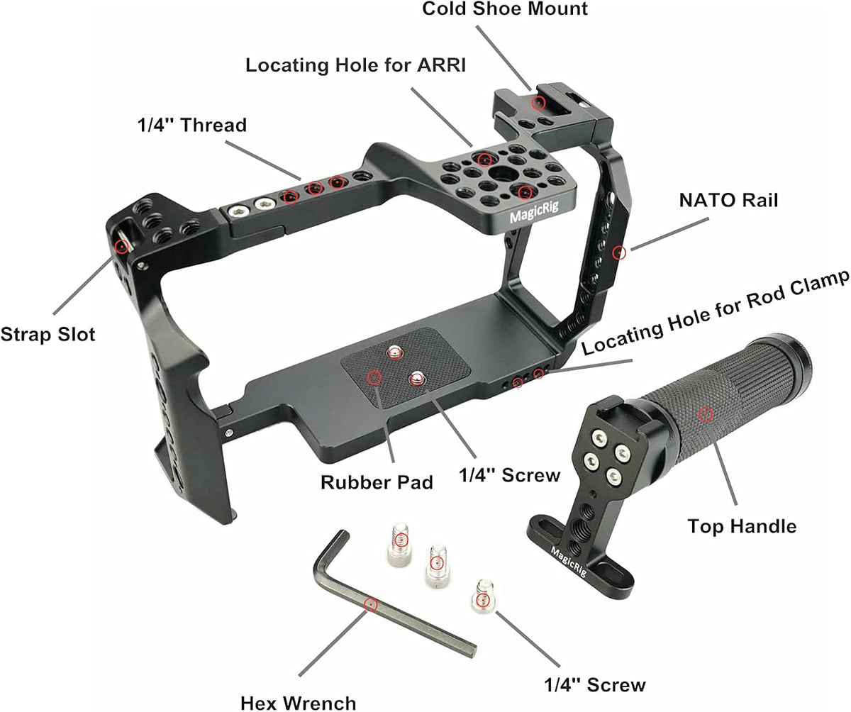 Camera Cage with Top Handle T902