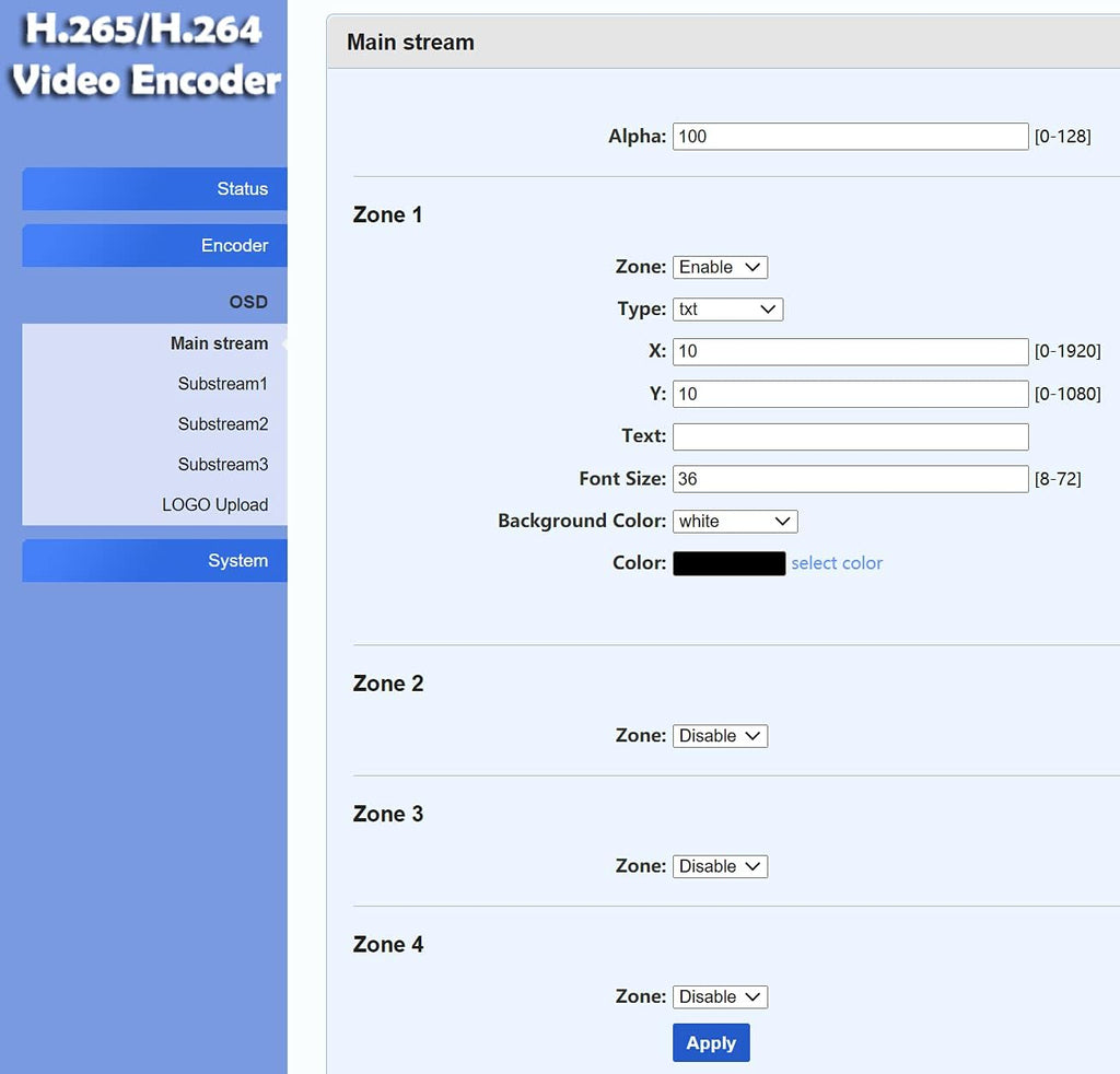H.265 H.264 HDMI Video Encoder HDMI to IP Streamer A5116