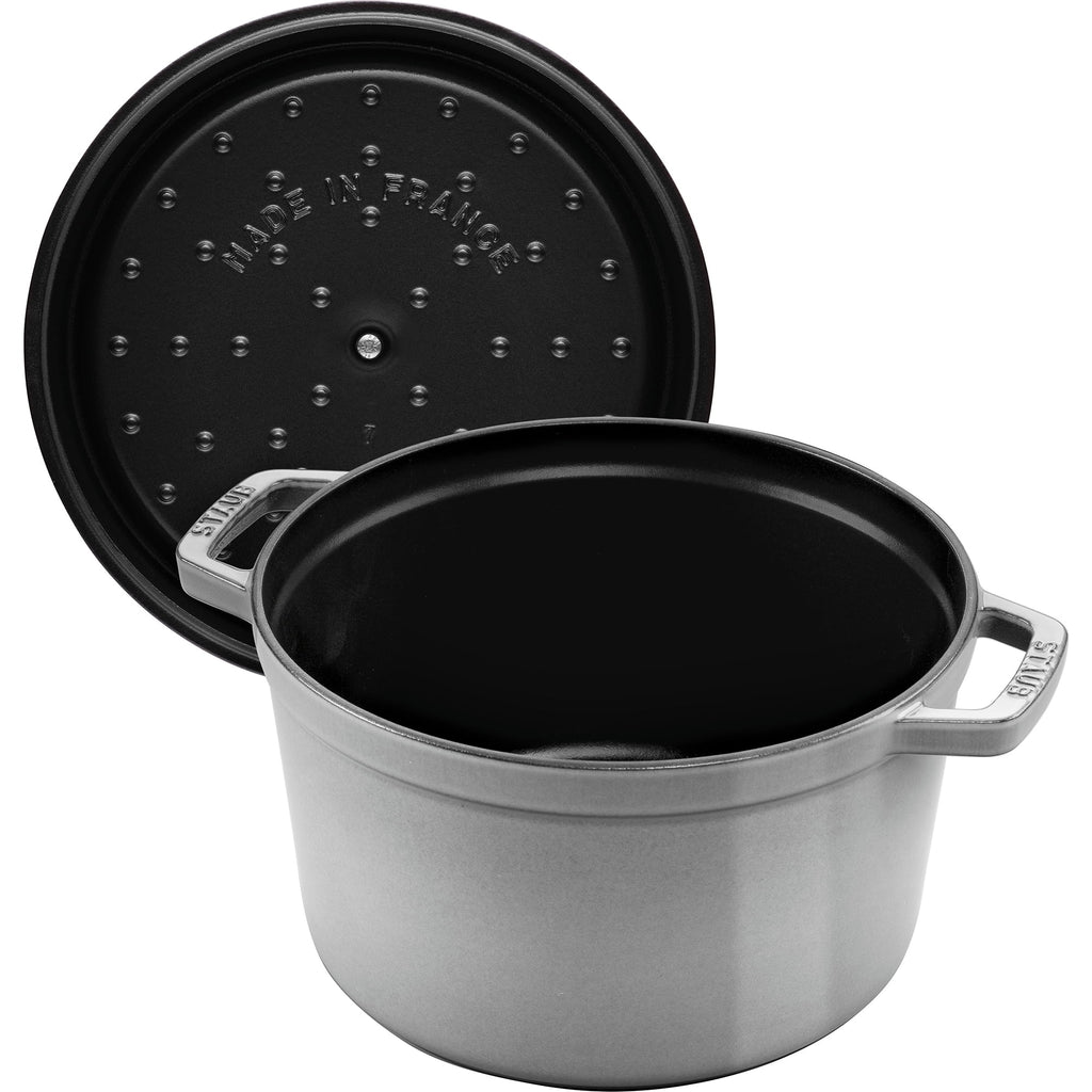 Cast Iron Dutch Oven 5-qt Tall Cocotte, Graphite D212114