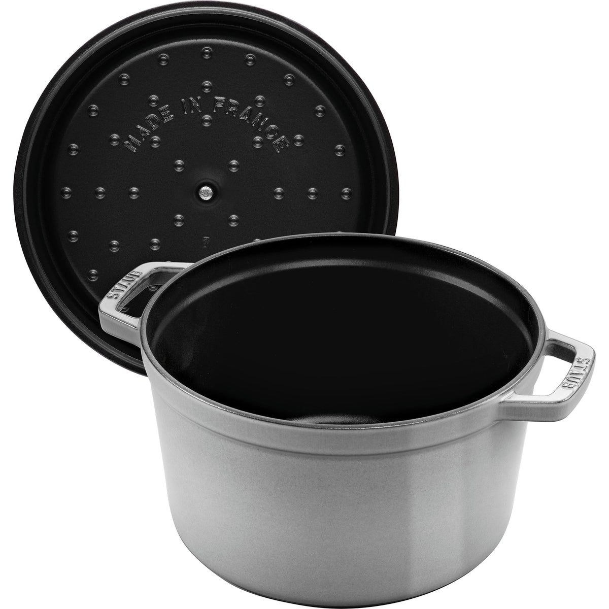 Cast Iron Dutch Oven 5-qt Tall Cocotte, Graphite D212114