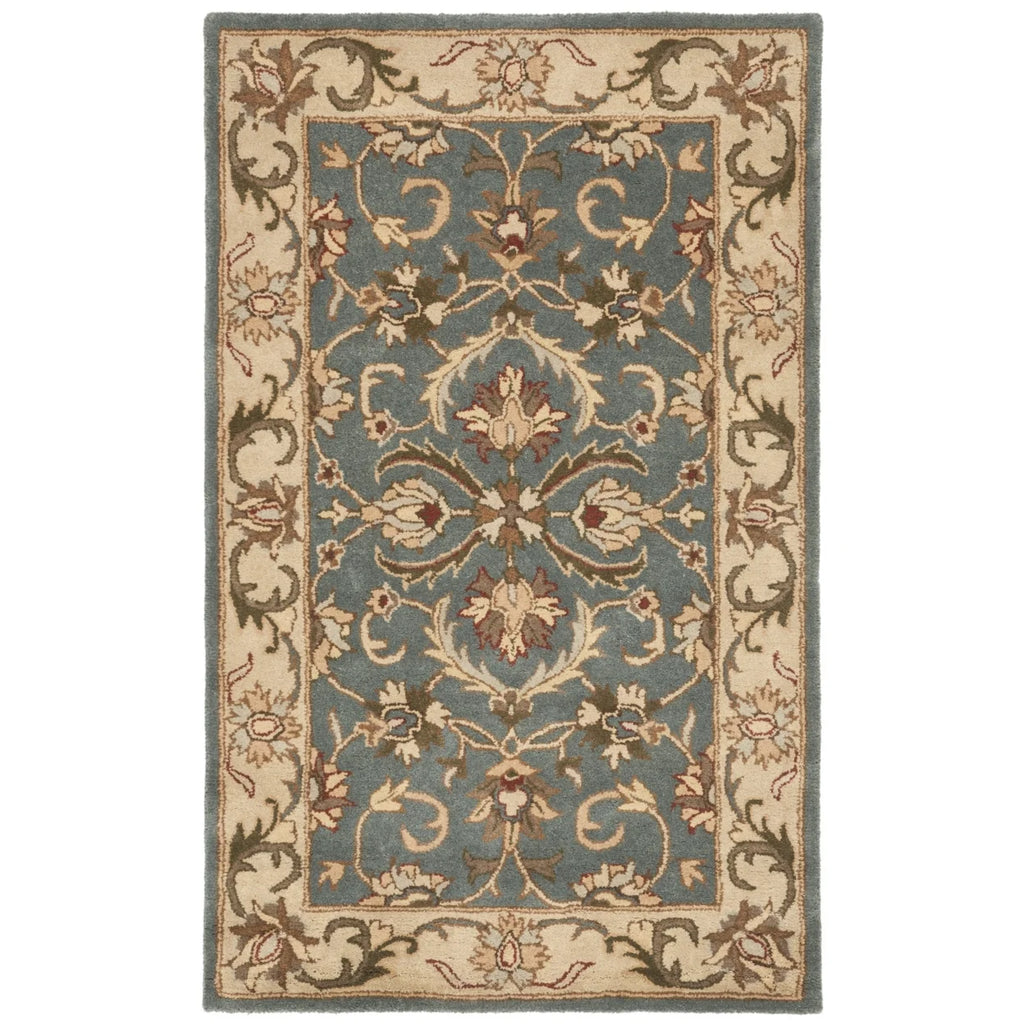 Blue Beige Traditional Wool Area Rug 9'6" x 13'6" P720