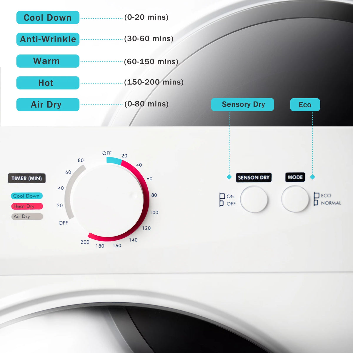 6.6lbs Portable Stainless Steel Laundry Dryer P167099