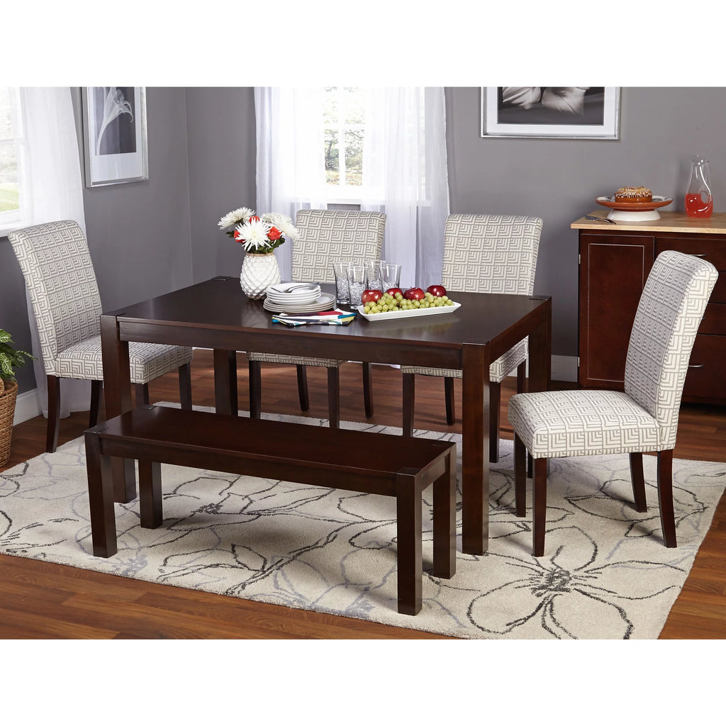 Espresso Wood Dining Bench U24588