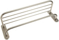 Satin Nickel Commercial Bath Accessory 24-Inch Jumbo Towel Shelf with Single Bar X719742