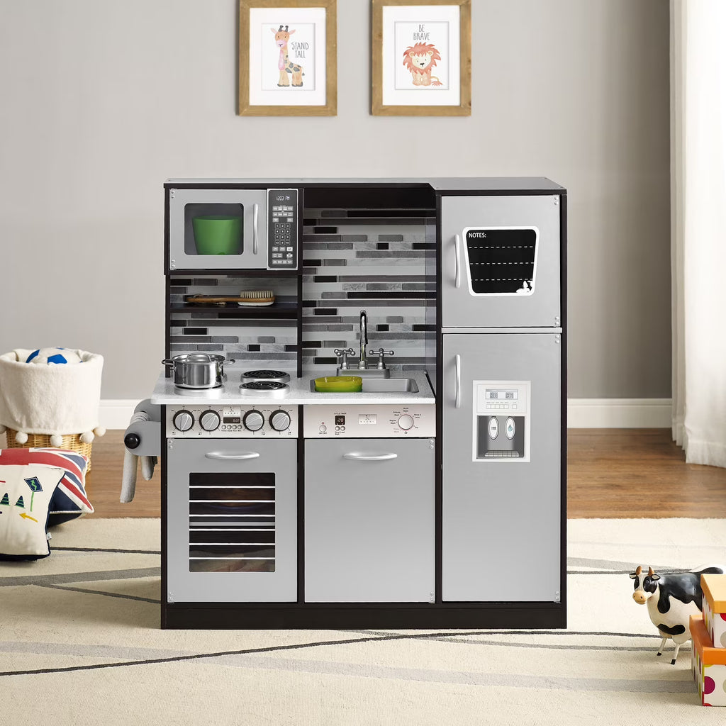 Natural Wooden Kids Play Kitchen F71593