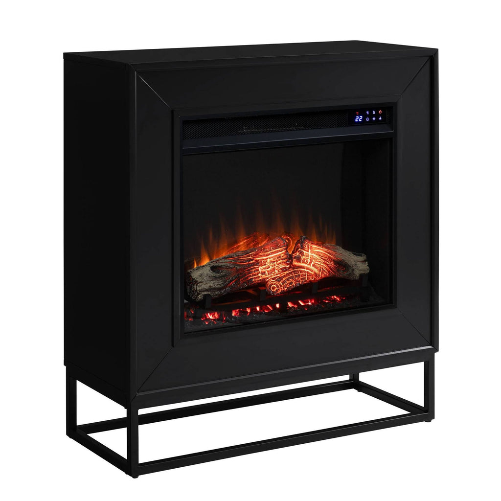 Contemporary Electric Fireplace - Black N413392