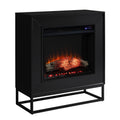 Contemporary Electric Fireplace - Black N413392