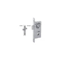 Satin Brass and Brown Mortise Deadlock W81480