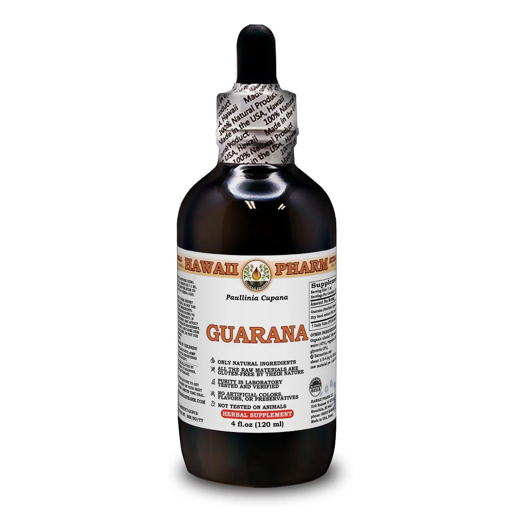 Guarana Dry Seed Liquid Extract 4 Fl.Oz J631016
