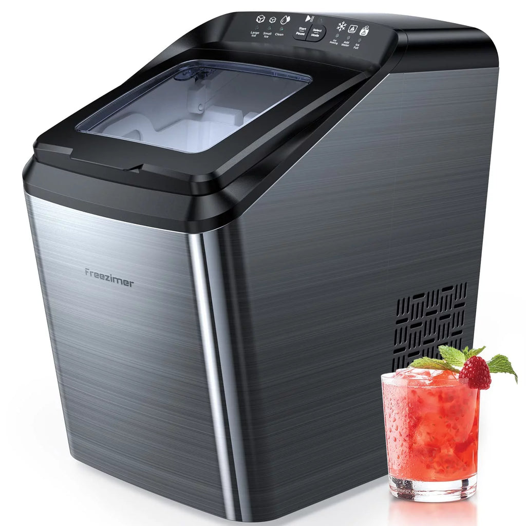 Black Countertop Bullet Ice Maker W1060