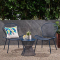 3PC Iron Chat Set Matte Navy Blue Y971
