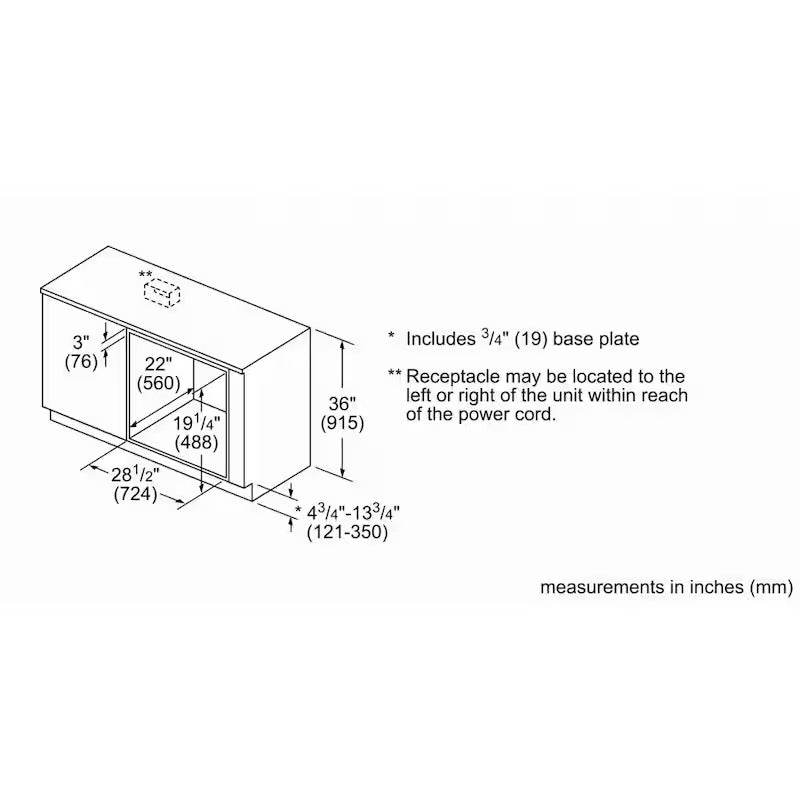 30 in. 1.6 cu. ft. 240 Volt Built-in Convection Microwave in Black Stainless Steel Q778146