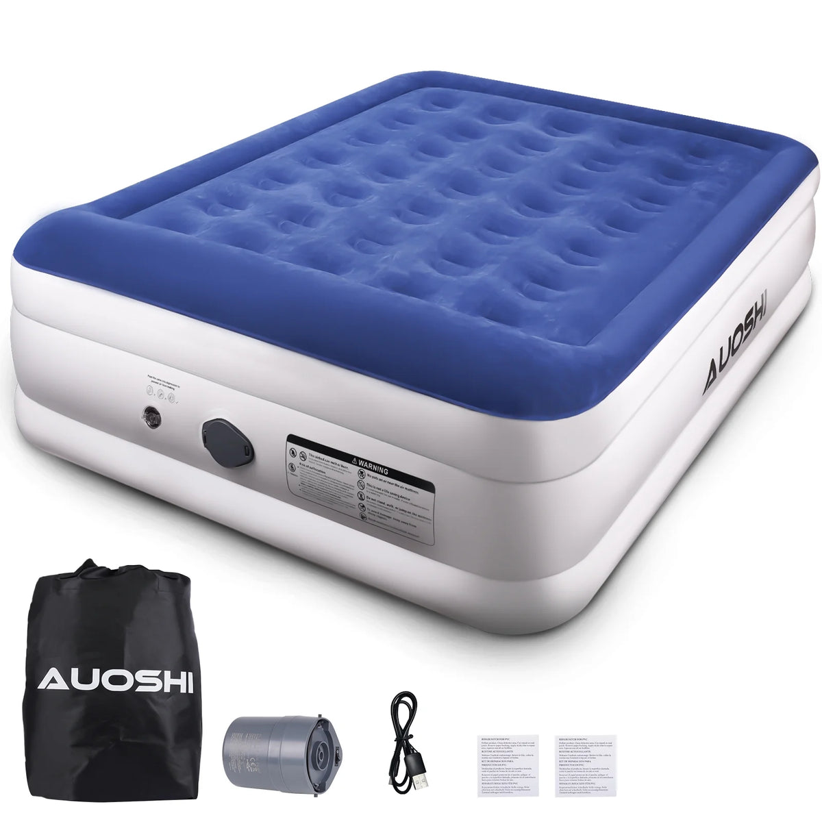 Queen Air Mattress with Built-in Pump L223