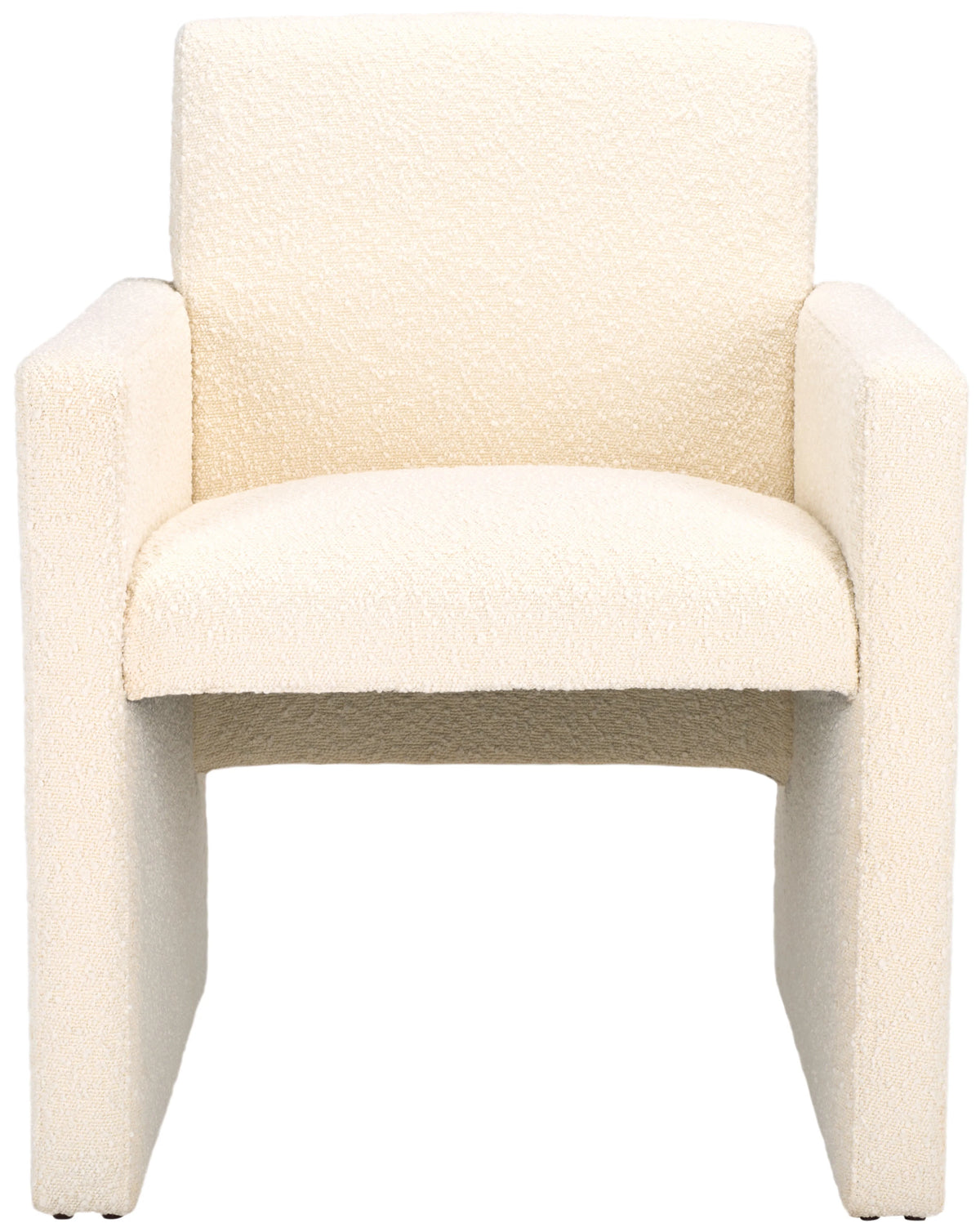 Ivory Boucle Dining Chair C790