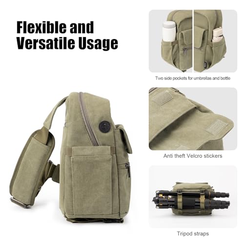 Lightweight Camera Bag with Tripod Holder and Rain Cover N77840
