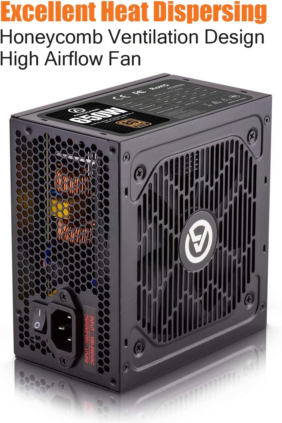 650W 80+ Bronze Certified Power Supply Pack of 2 W980206