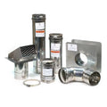 4" Horizontal Stainless Steel Water Heater Vent Kit O344394
