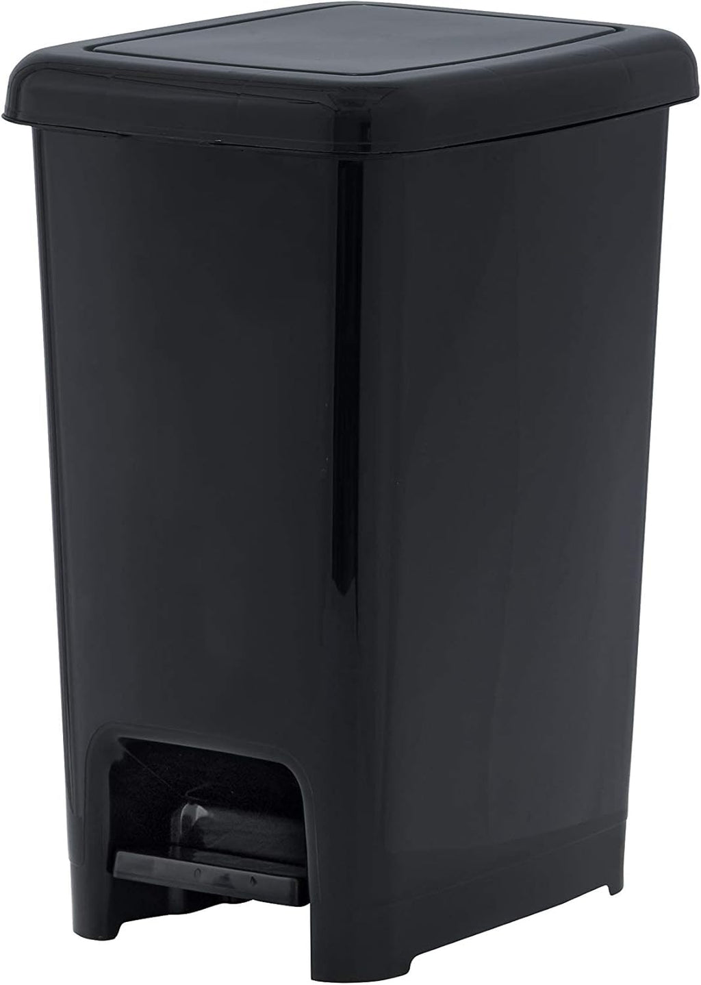 Black Slip Peddle Trash Can Z46964