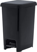 Black Slip Peddle Trash Can Z46964