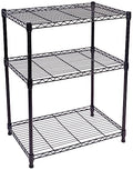 Black Steel Adjustable Storage Shelving Unit Q925056