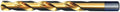 1/2" Heavy Duty TiN Coated Jobber Drill, HSS 6pk N636661