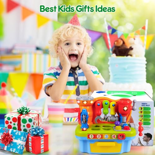 Musical Toddler Tool Bench with Sound Lights Effect Y951