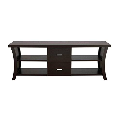 Cappuccino 60-Inch Entertainment Console with Drawer Storage F616721