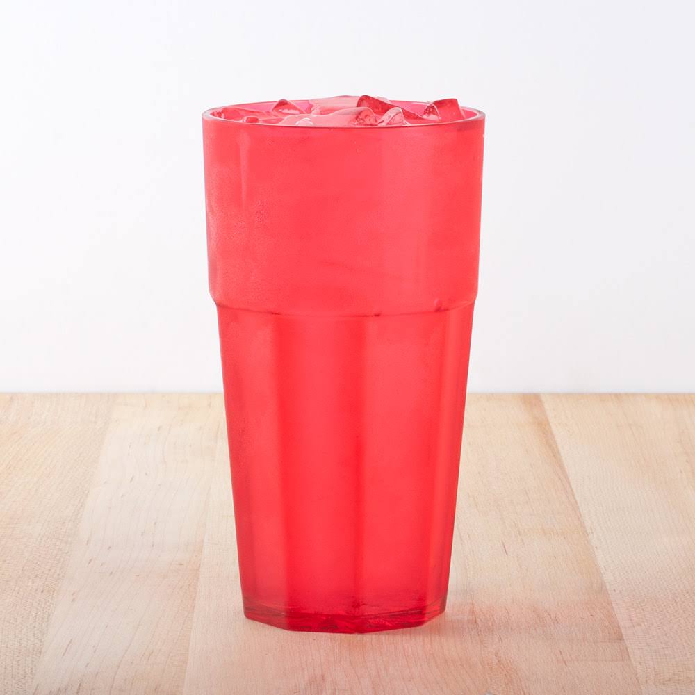 Red Poly Tumbler Glass N5271
