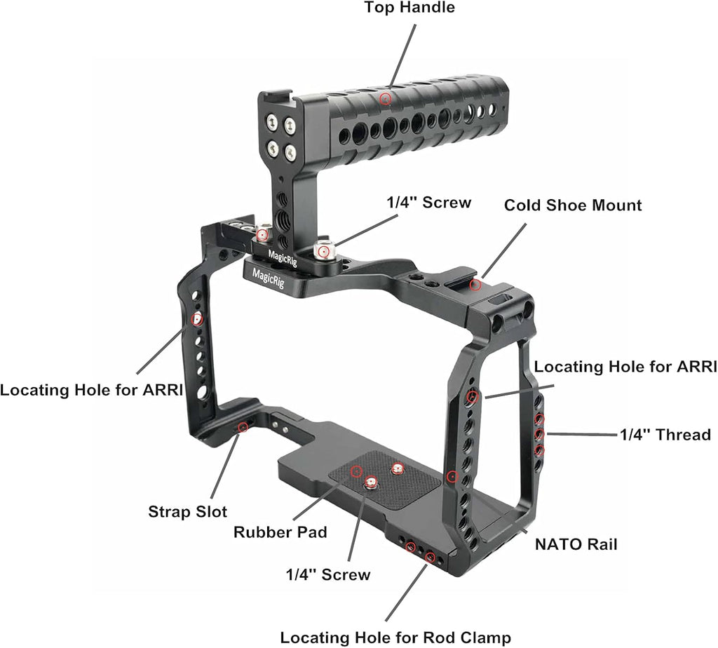 Camera Cage with Top Handle T902