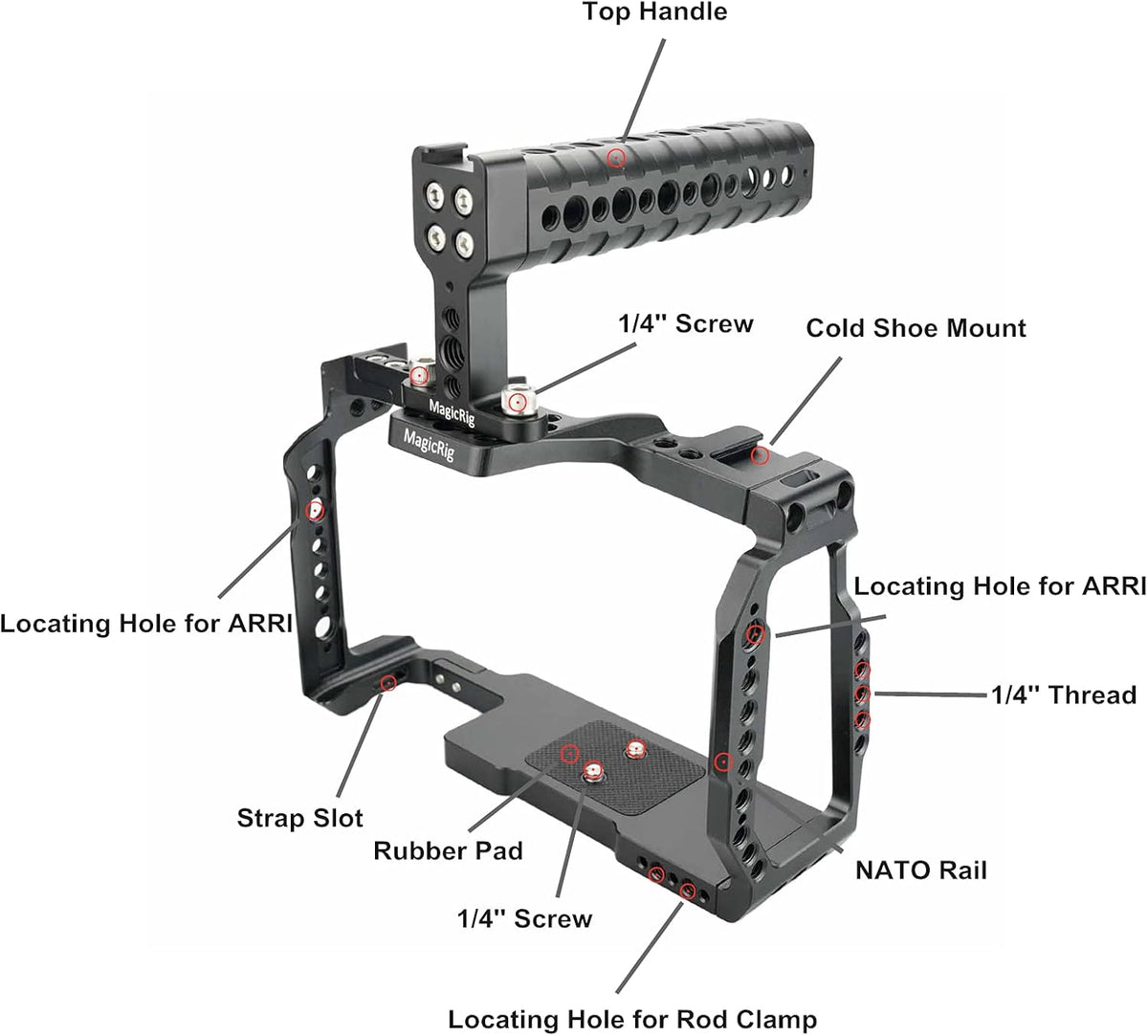 Camera Cage with Top Handle T902