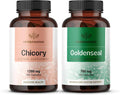 Chicory and Goldenseal Root Capsules 2 Pack Vegan Non-GMO I4268