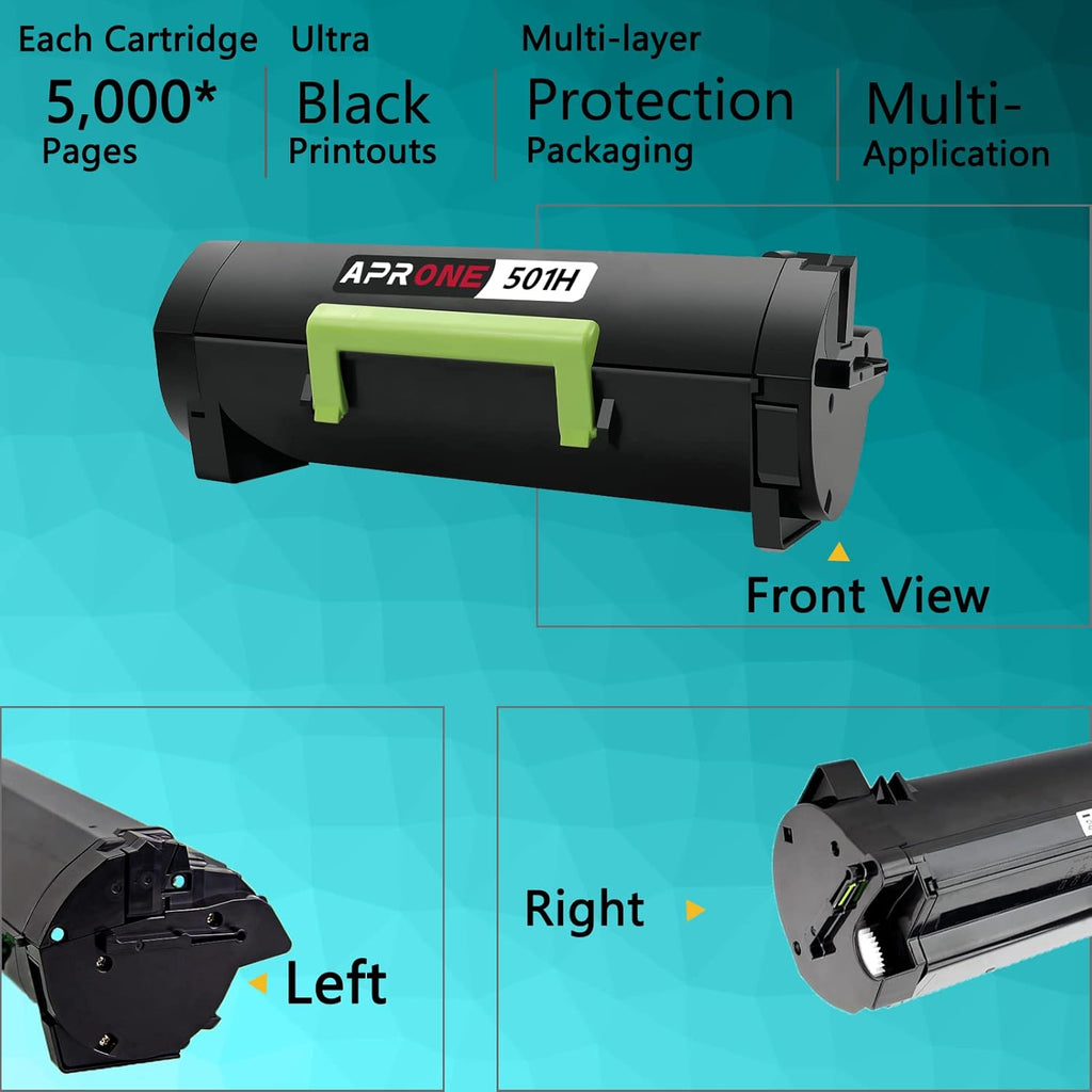 Black Toner Cartridge for Lexmark MS310dn MS312dn MS315dn MS410dn MS415dn MS510dn MS610dn Printer E709