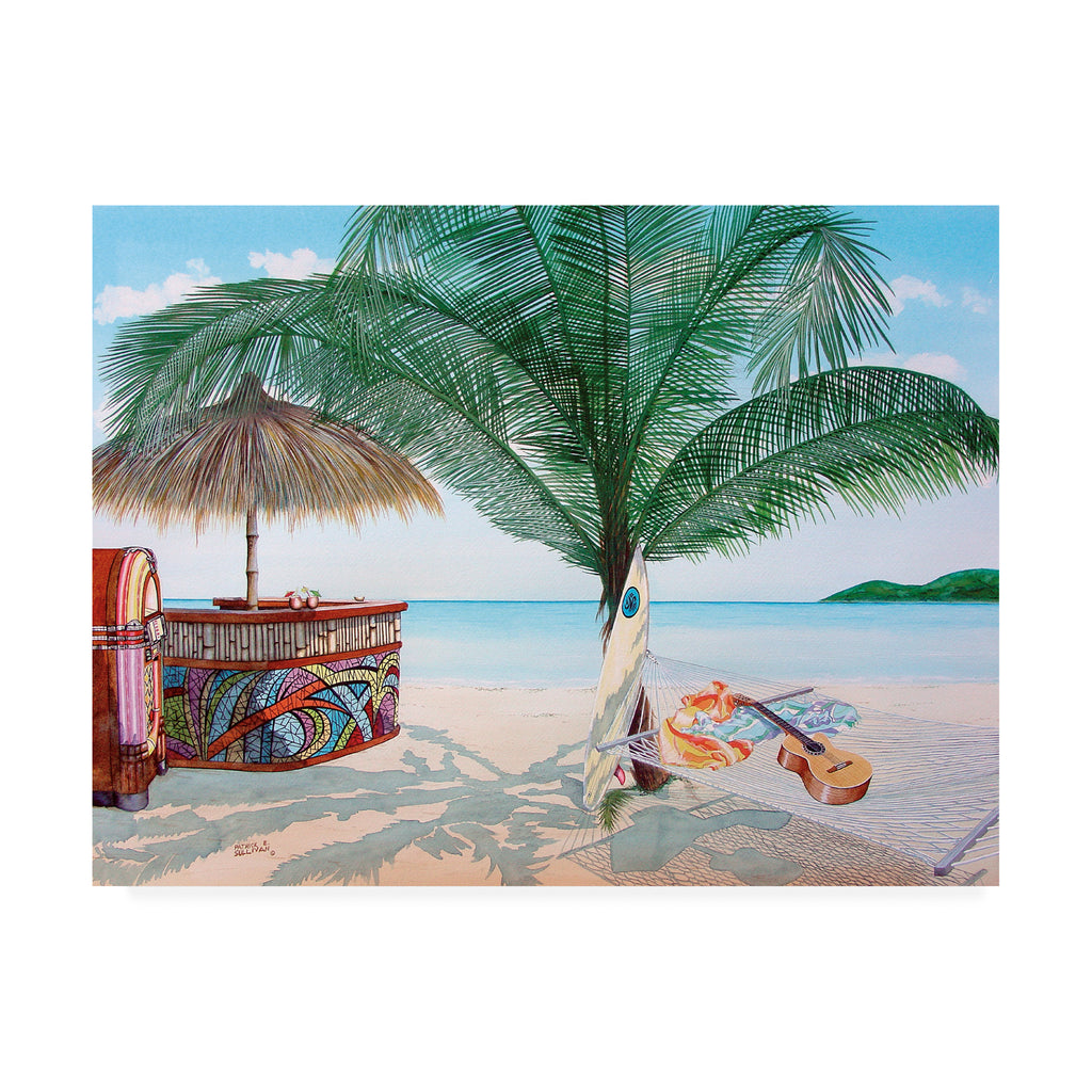 Tiki Bar Canvas Art S6697