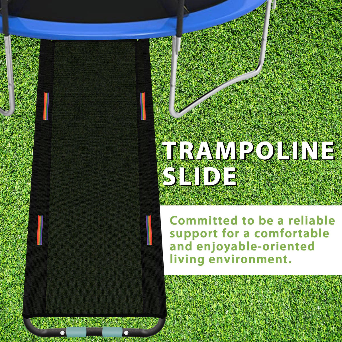 Trampoline Slide with Handles and Ladder Kit for Children Z915189